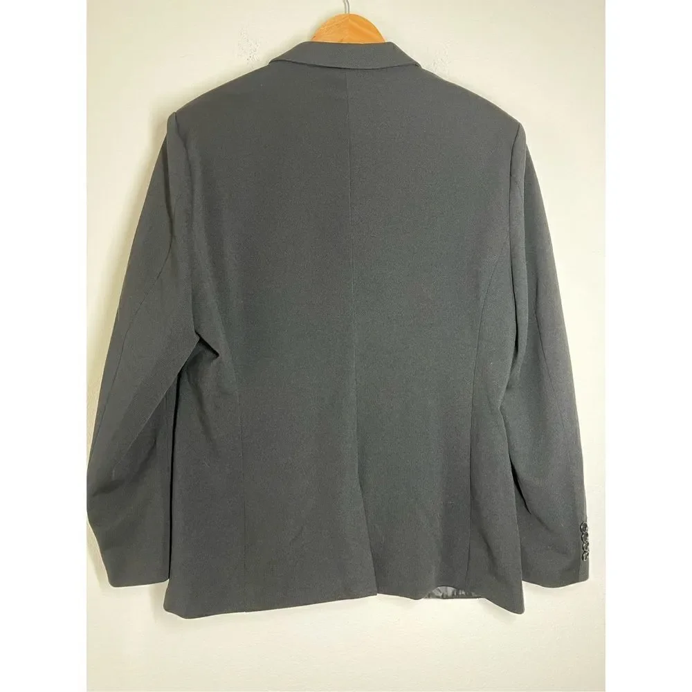 Goofandy Black Blazer One button Size L